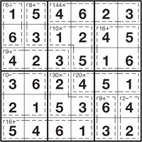 Killer Sudoku Pro example